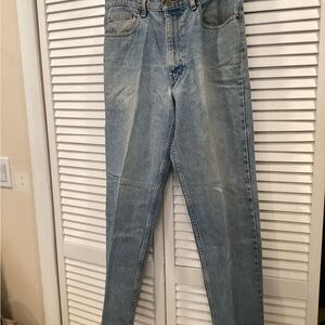 Vintage Eddie Bauer 100% Cotton Men's Classic Light Blue Jeans